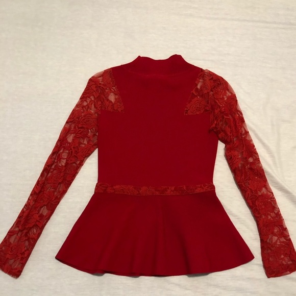 XS Lace Peblum Shirt - Picture 2 of 3